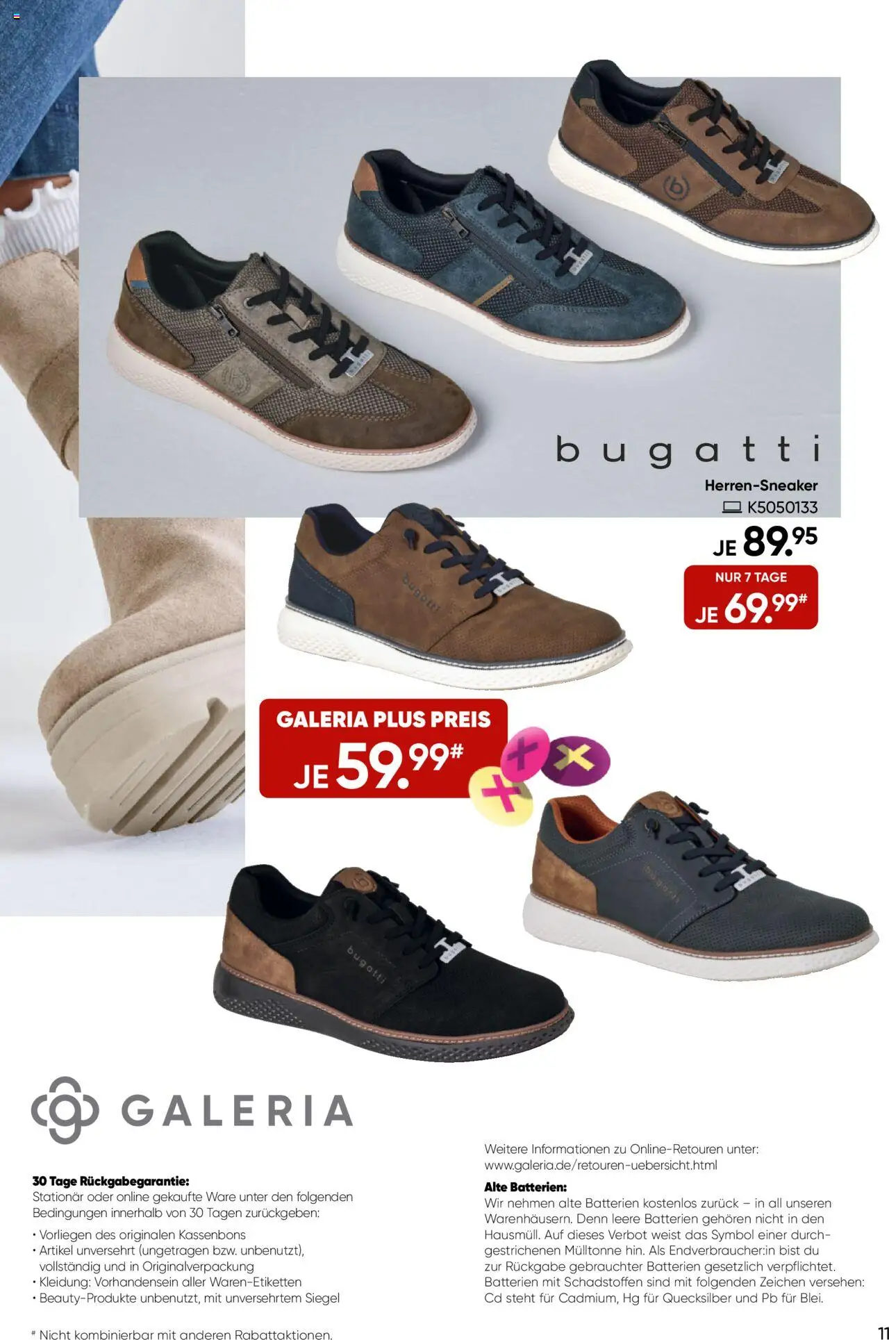 Galeria Karstadt Kaufhof Prospekt 	 – gültig ab 10.09.2025 | Seite: 11 | Produkte: Batterien