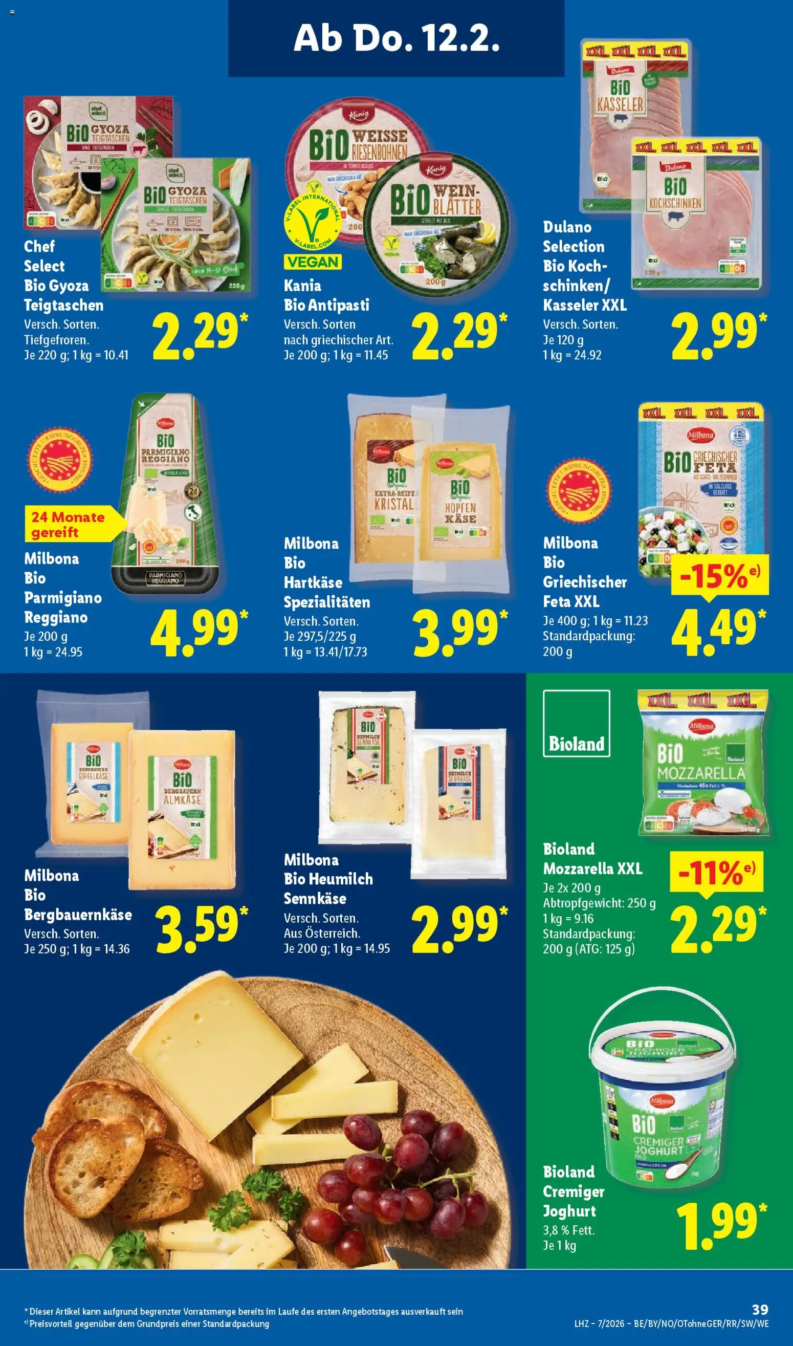Lidl Prospekt Bestwig – gültig ab 09.02.2026 | Seite: 59 | Produkte: Feta, Käse, Joghurt, Mozzarella
