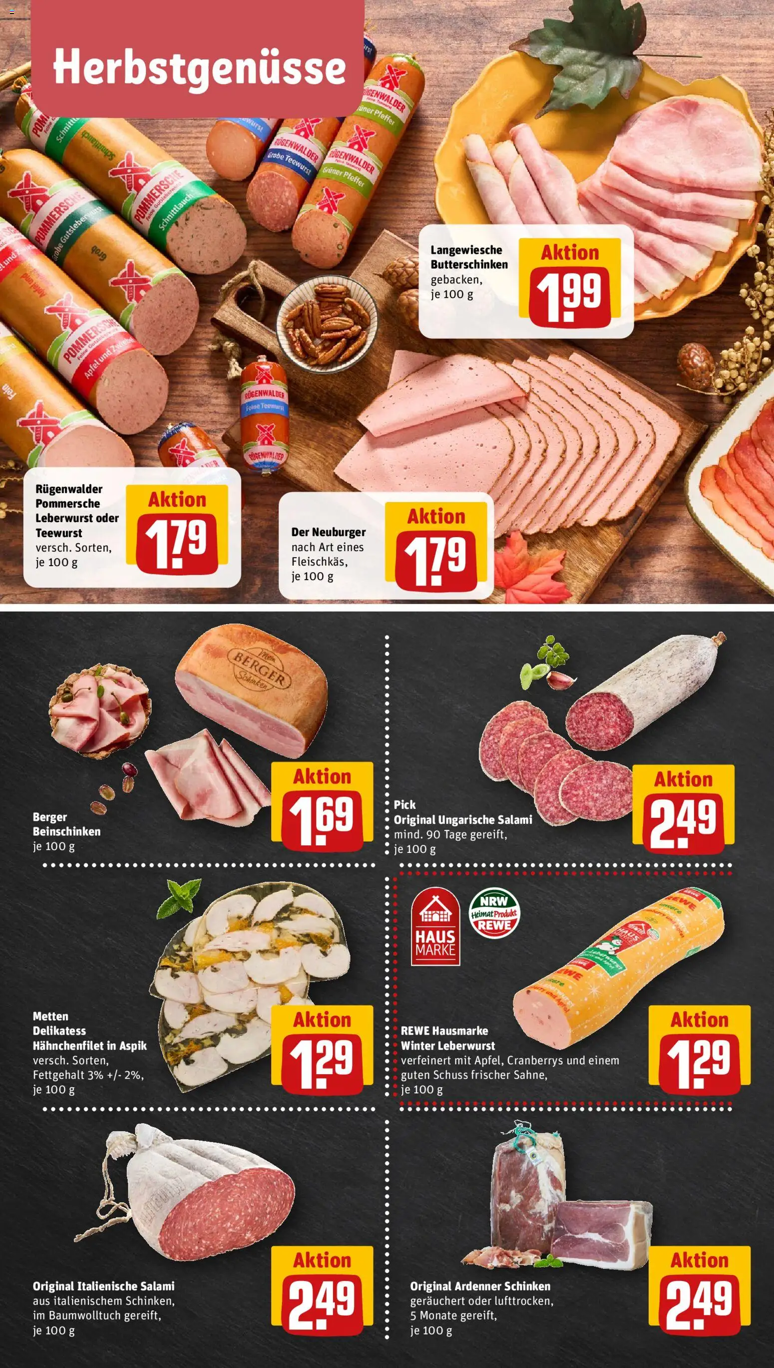 Rewe ihr Kaufpark Prospekt 	 – gültig ab 17.11.2025 | Seite: 8 | Produkte: Äpfel, Pfeffer, Salami, Schinken