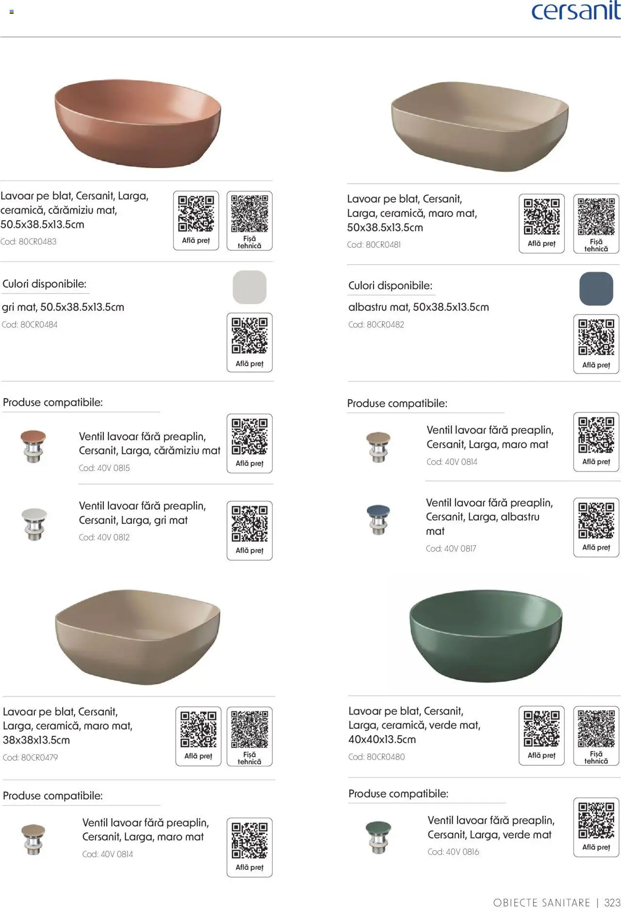 Catalog Romstal – valabil de la 25.11.2024 | Pagină: 323 | Produse: Lavoar