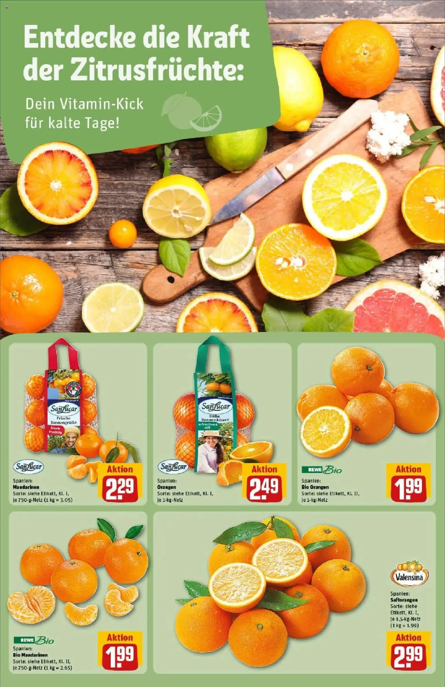 Rewe prospekt Ettlingen	 – gültig ab 11.01.2026 | Seite: 8 | Produkte: Mandarinen, Orangen, Valensina