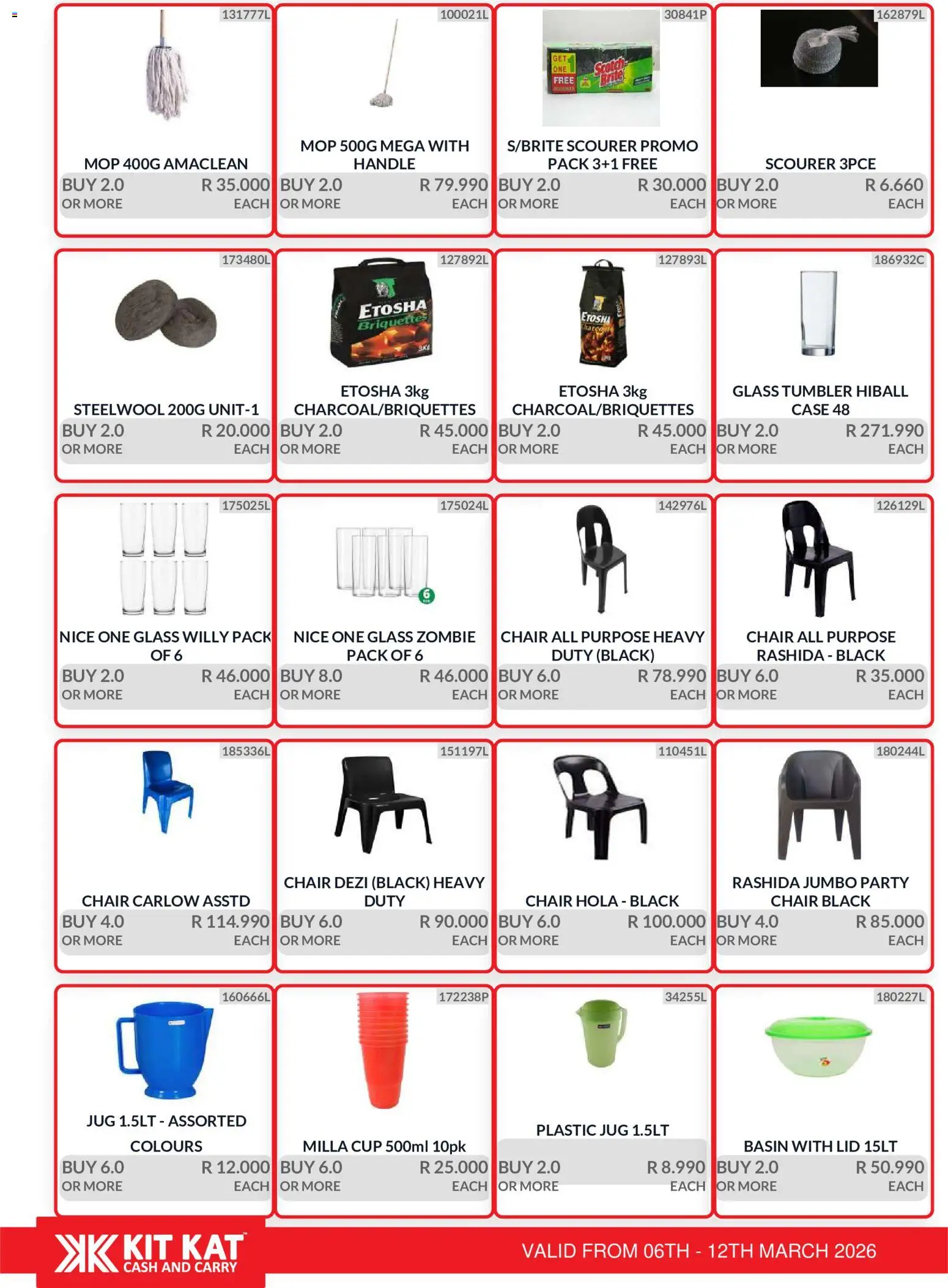 New KIT KAT Cash & Carry catalogue – valid from 06.03.2026 | Page: 36 | Products: Case, Chair, Mop, Basin