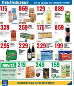 Volantino Eurospin del 25.08.2025 | Pagina: 6 | Prodotti: Birra, Maionese, Crostini, Olio di Oliva