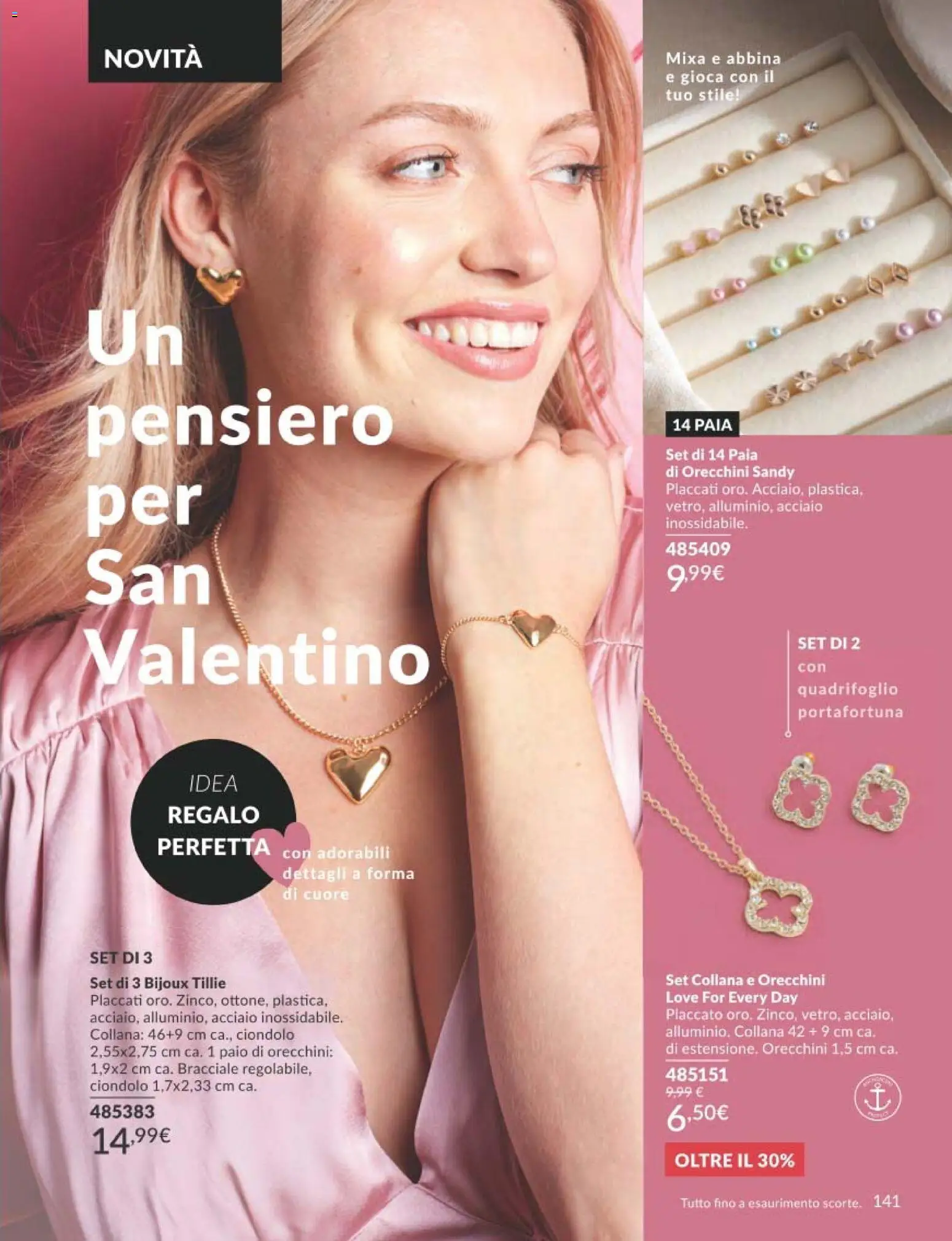 Volantino Avon del 31.12.2025 | Pagina: 141 | Prodotti: Bracciale, Collana, Orecchini