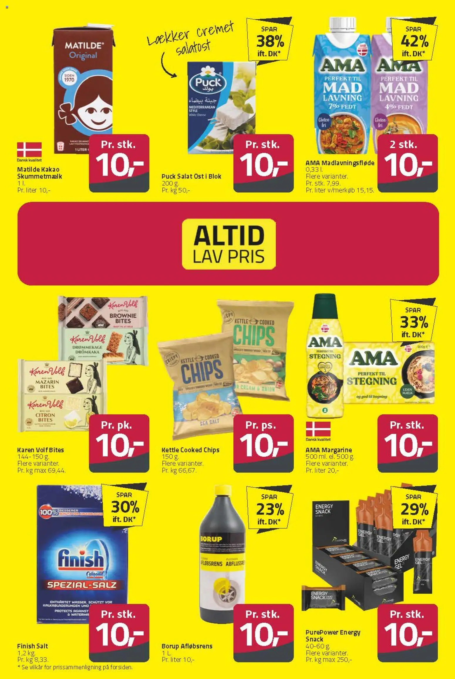 Fleggaard tilbudsavis – gyldig fra 08.04.2026 | Side: 23 | Produkter: Ost, Chips, Salt, Kakao