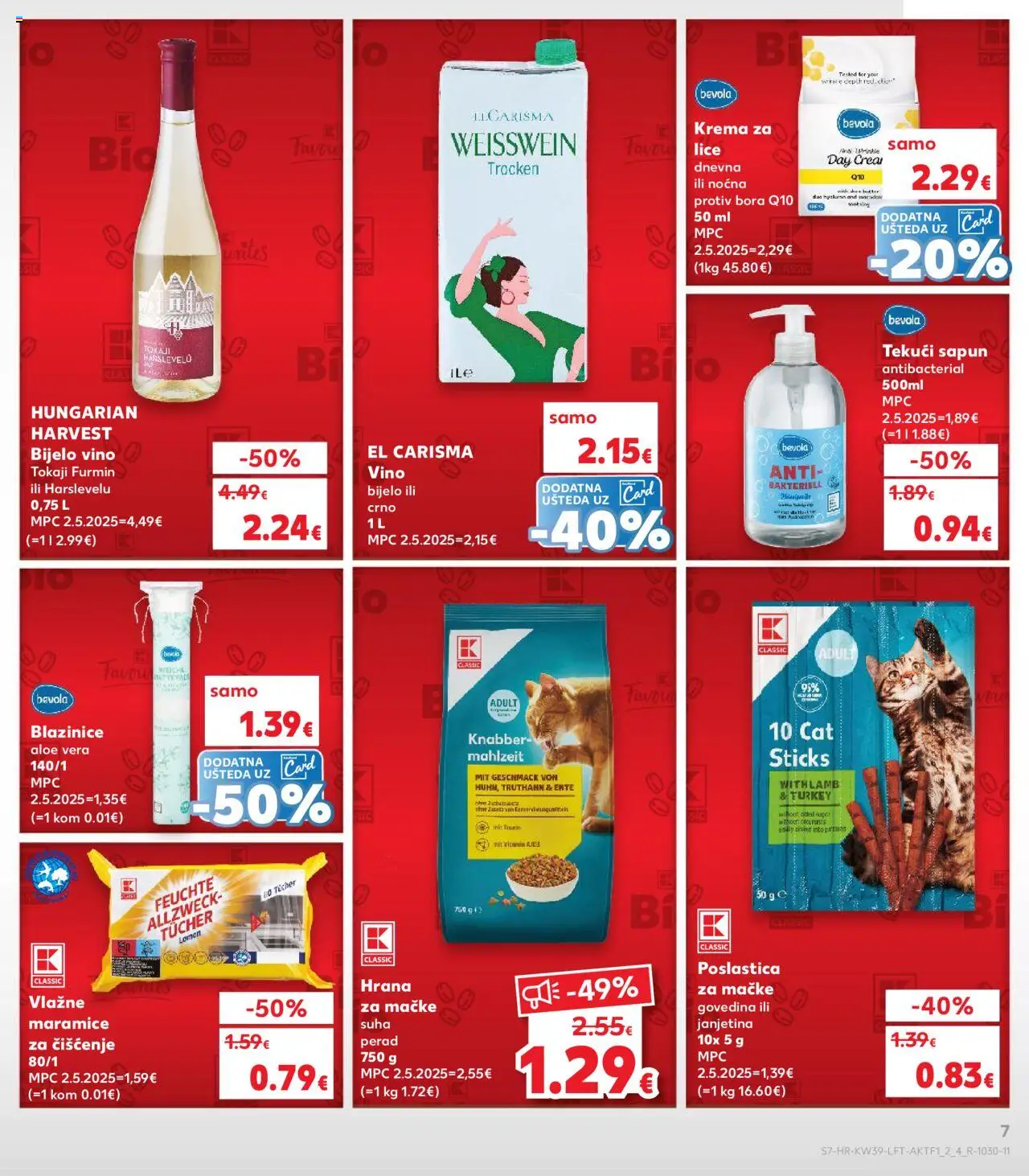 Kaufland HR akciós ujság - amely érvényes a következő dátumtól: 24.09.2025 | Oldal: 7 | Termékek: Aloe vera