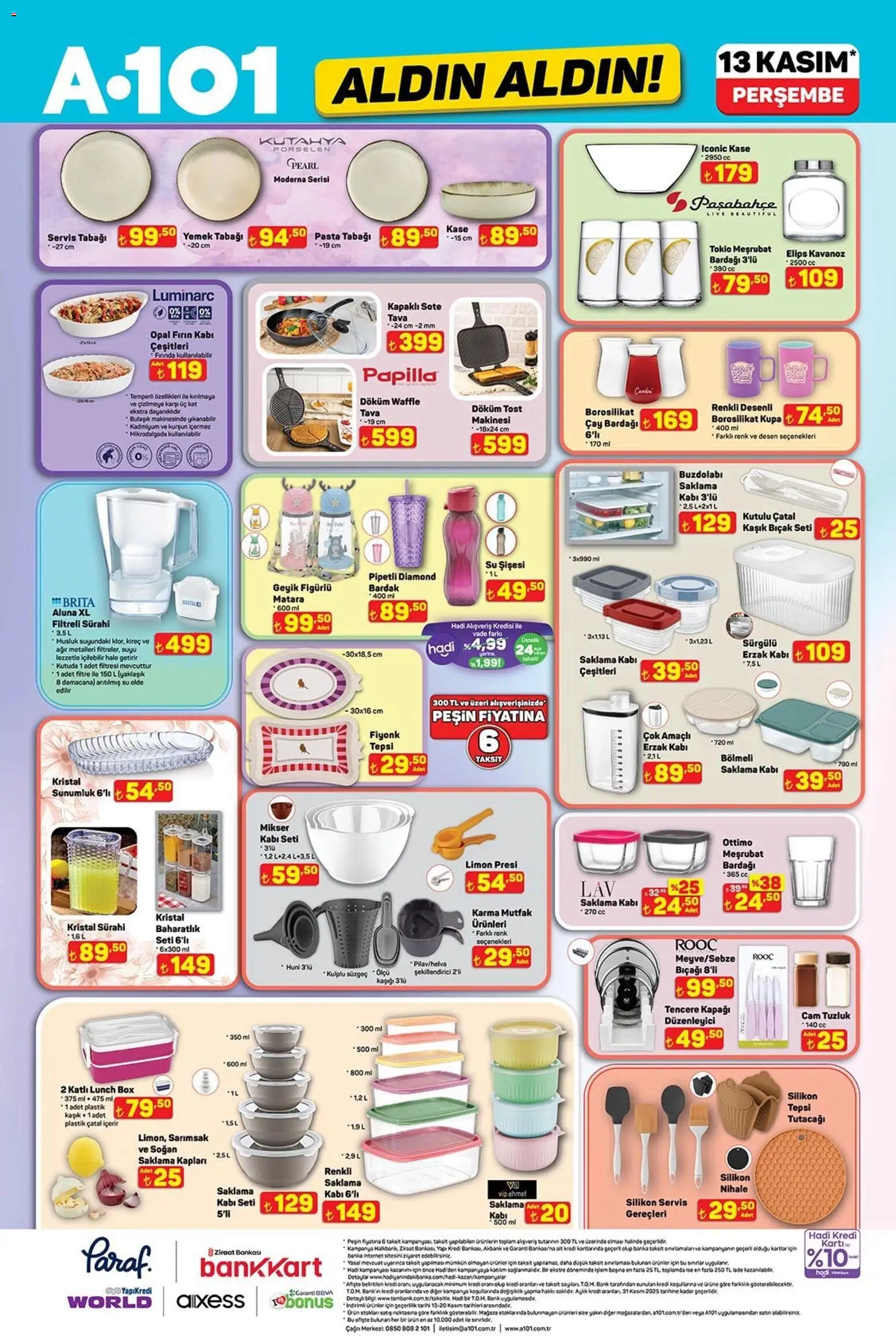 A101 Katalog Aldın Aldın - 13.11.2025 tarihinden itibaren geçerlidir | Sayfa: 10 | Ürünler: Mikser, Sarımsak, Nihale, Fırın