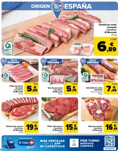 Vista previa Carrefour Market folleto válido desde el 12.02.2026 | Página: 4 | Productos: Jamón, Cerdo, Costilla de cerdo, Filete