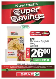 Spar specials catalogue – valid from 09.03.2026