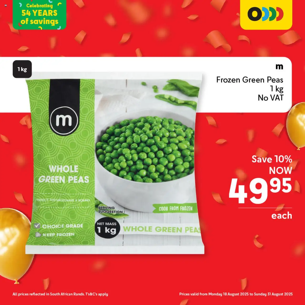 Makro After Party Frozen Food │ valid from 18.08.2025 | Page: 10 | Products: Microwave