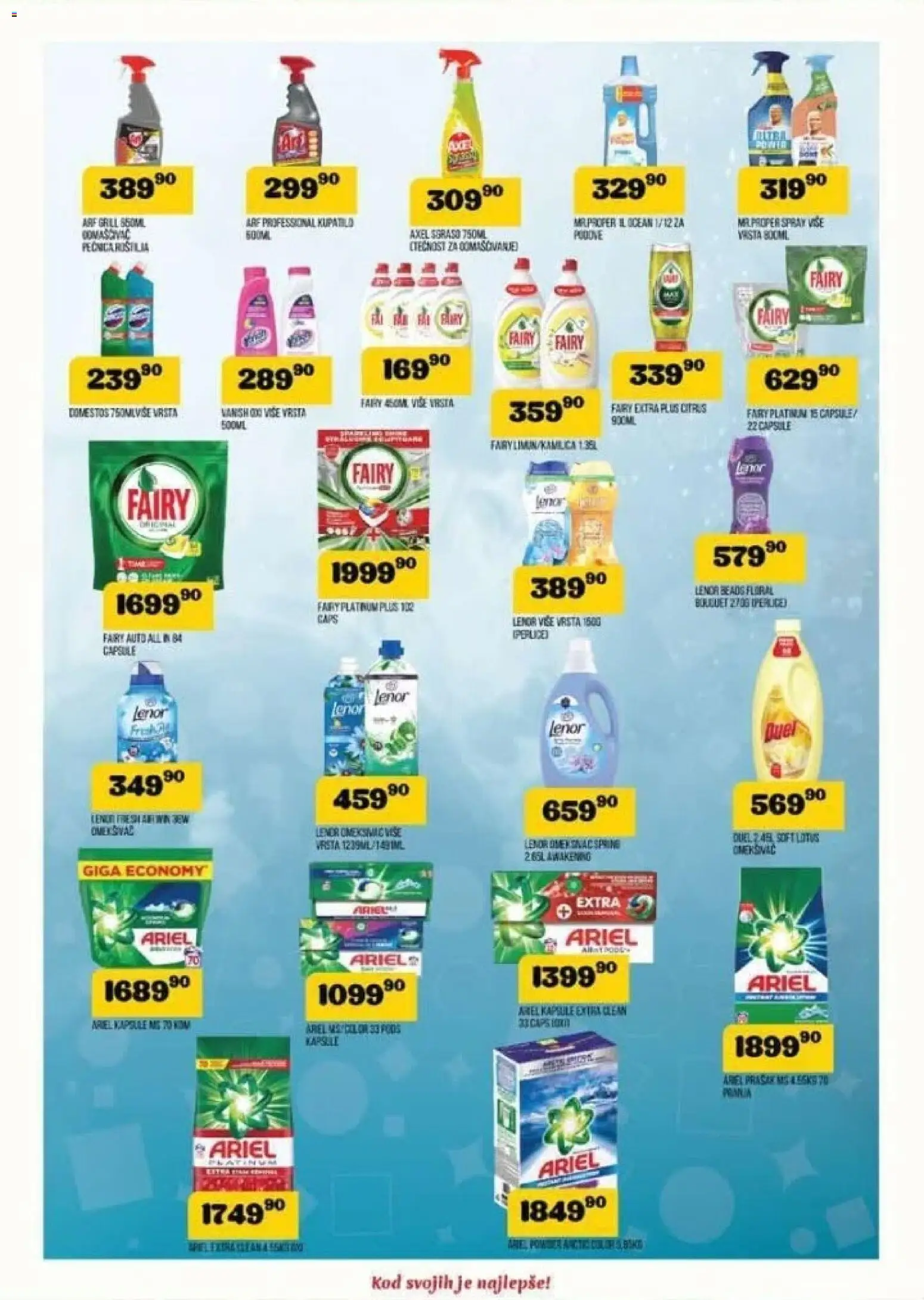 VP Dima katalog - važi od 18.12.2025 | Strana: 15 | Proizvode: Ariel, Lenor, Kapsule, Miš