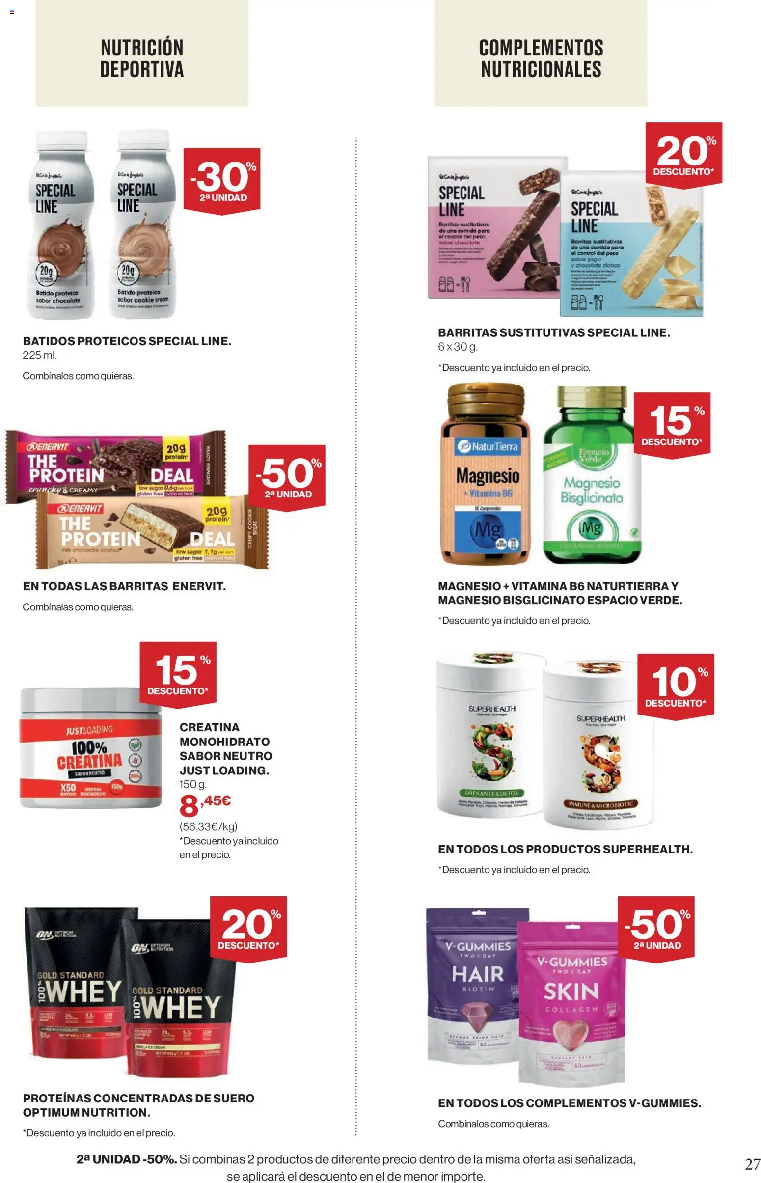 Hipercor - Mucho más para ti │ válido desde el 26.02.2026 | Página: 27 | Productos: Yogur, Chocolate, Peso