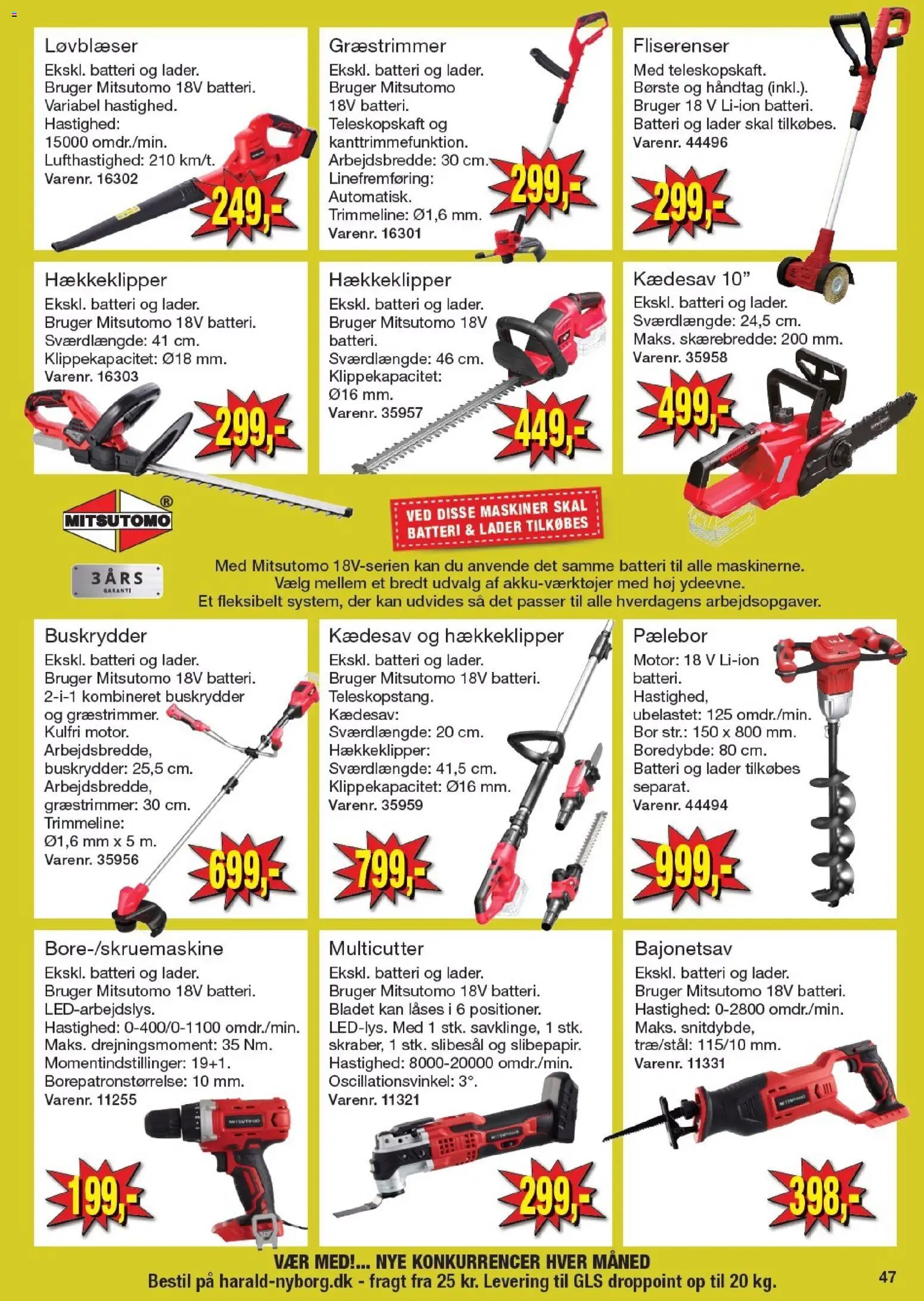 Harald Nyborg tilbudsavis – gyldig fra 23.04.2026 | Side: 49 | Produkter: Børste, Batteri