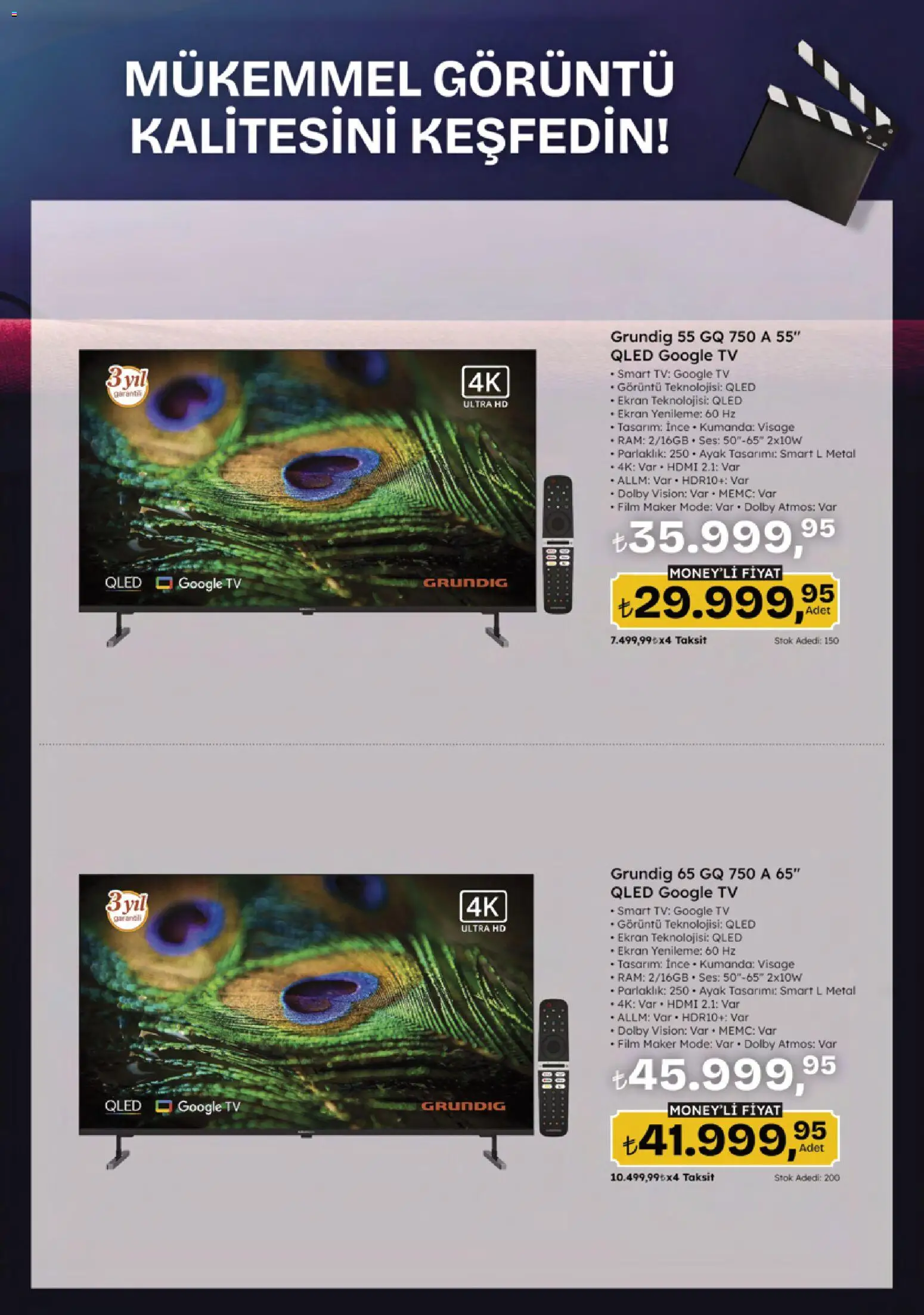 Migros Katalog - 5M Migroskop Dijital - 16.04.2026 tarihinden itibaren geçerlidir | Sayfa: 156 | Ürünler: TV, Ses