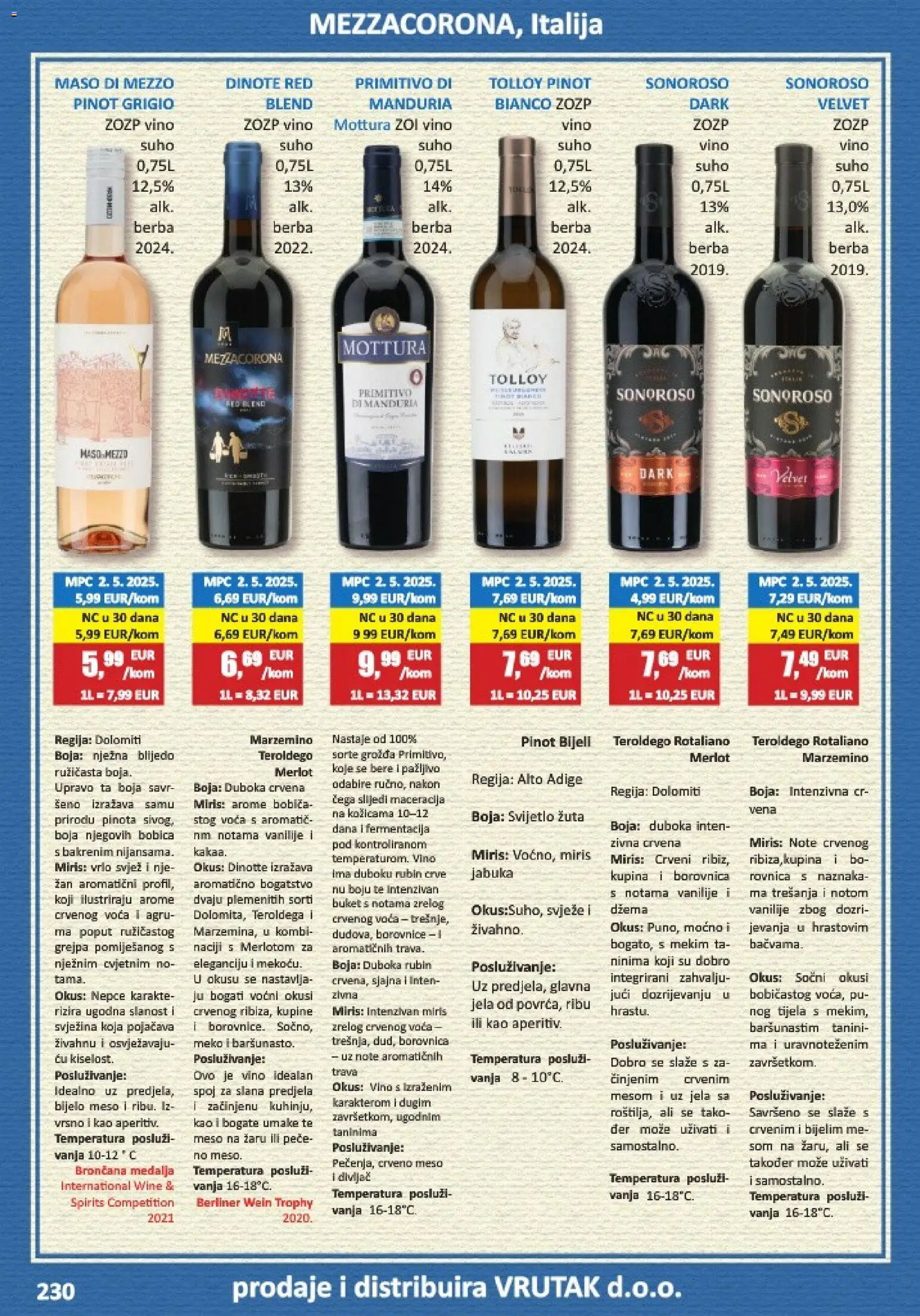 Vrutak katalog | vrijedi od 01.11.2025 | Stranica: 230 | Proizvodi: Miris, Voda, Borovnica, Borovnice