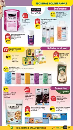 Pré-visualização Pingo Doce Poupe Esta Semana Madeira válido de 10.02.2026 | Página: 17 | Produtos: Pó, Chás, Nestlé, Melatonina