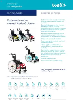 Pré-visualização Well’s Catálogo de Ortopedia válido de 12.02.2024 | Página: 16 | Produtos: Cadeira