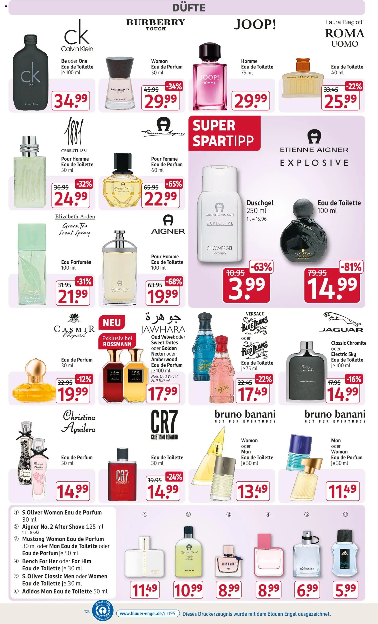 Rossmann Prospekt 	 – gültig ab 09.03.2026 | Seite: 4 | Produkte: Toilette, Parfüm, Duschgel, Shower Gel