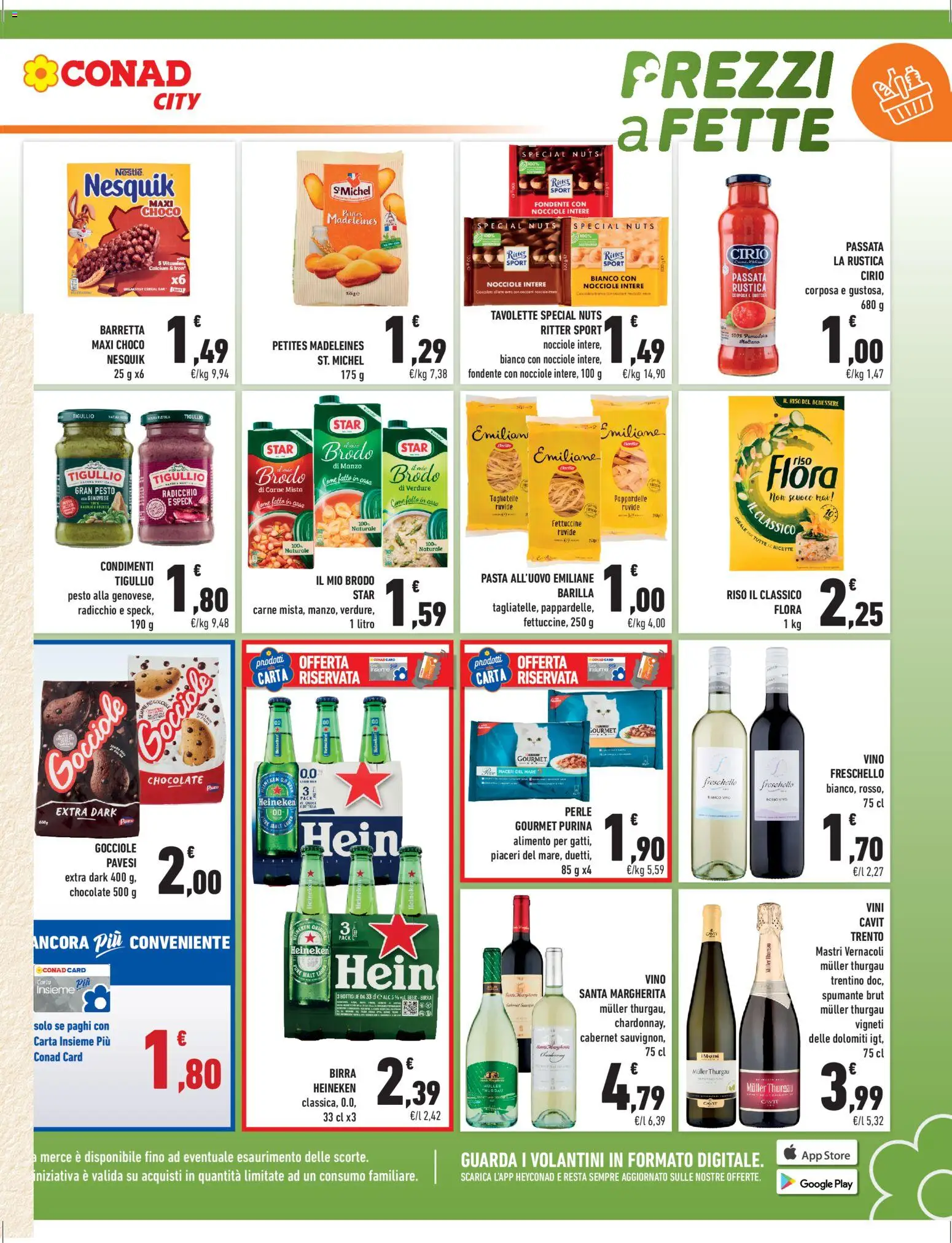 Volantino Conad del 28.11.2025 | Pagina: 3 | Prodotti: Speck, Tagliatelle, Verdure, Nocciole