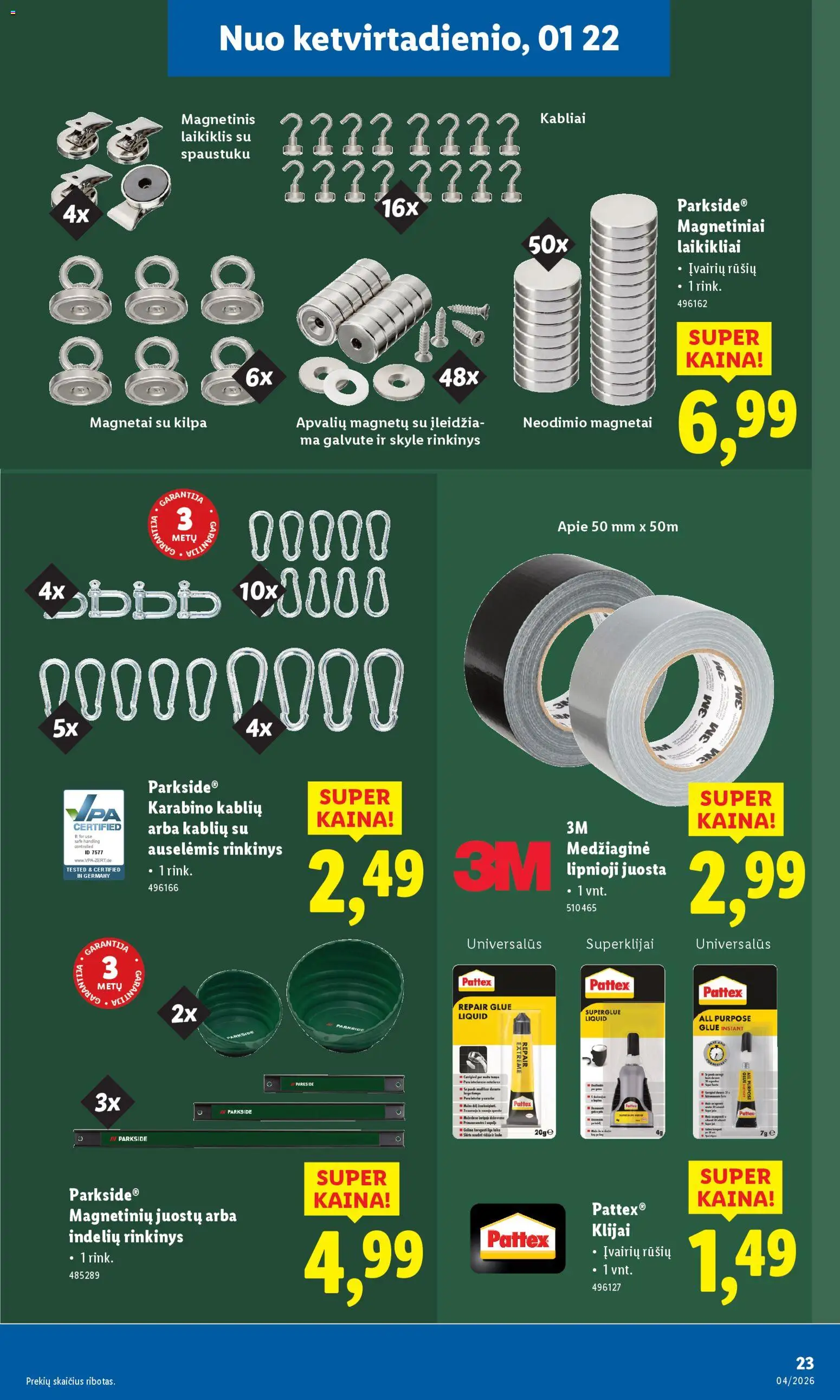 LIDL akcijos nuo 19.01.2026 | Puslapis: 23