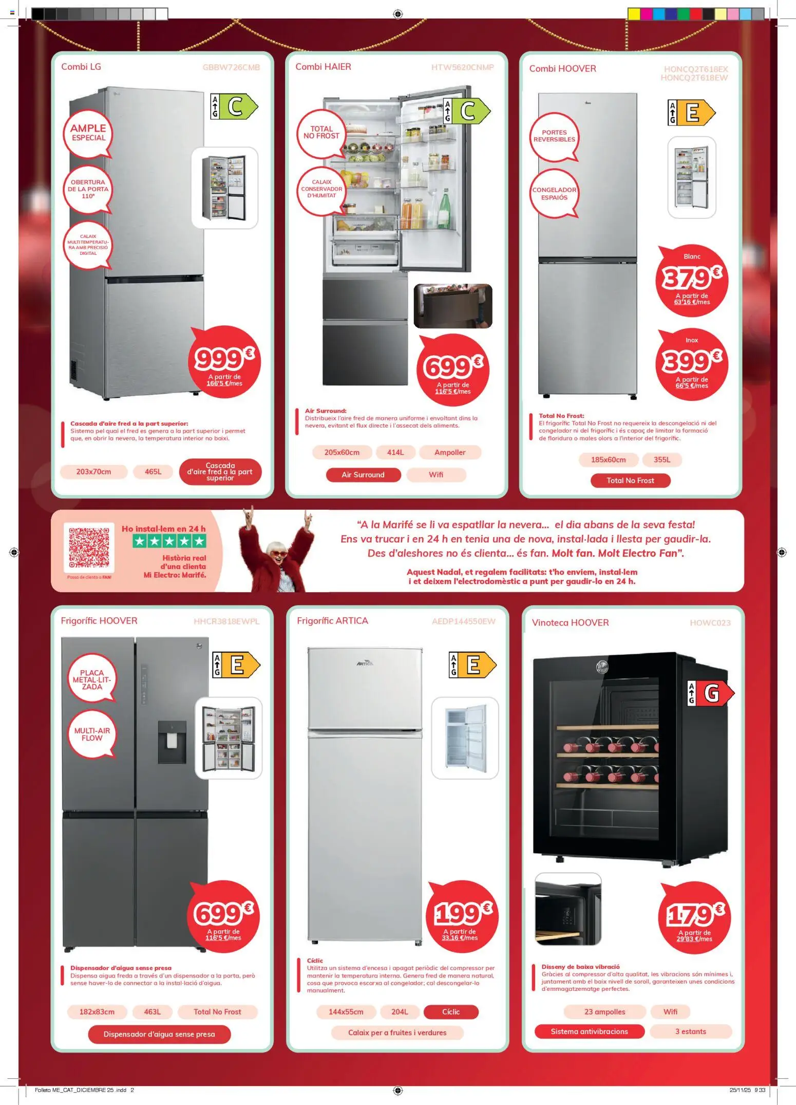 Mi Electro folleto Catalan │ válido desde el 01.12.2025 | Página: 2 | Productos: Dispensador, Congelador, Combi, Nevera