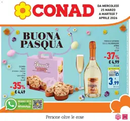Anteprima del volantino Conad - Buona Pasqua valido a partire dal 25.03.2026