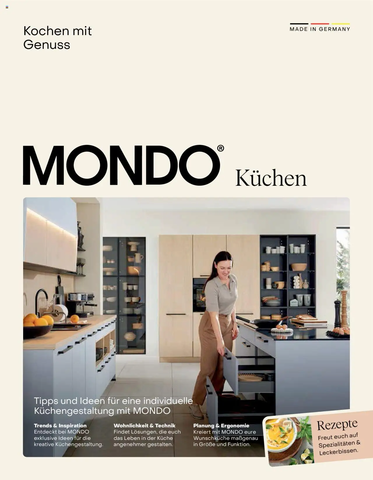 Ostermann Mondo Küchenprospekt – gültig ab 26.05.2025 | Seite: 1 | Produkte: Küche, Kuchen