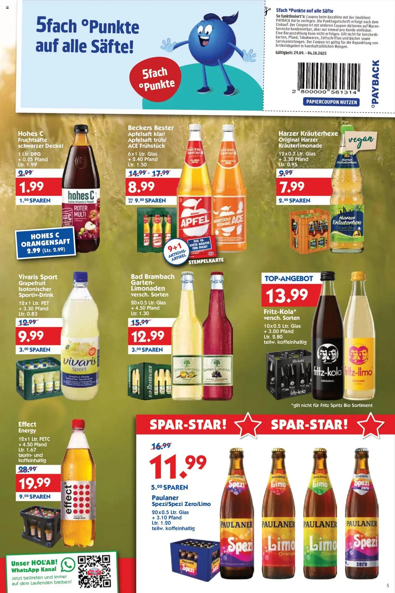 HOL’AB! Prospekt 	 – gültig ab 29.09.2025 | Seite: 5 | Produkte: Bad, Apfelsaft, Grapefruit, Hohes c