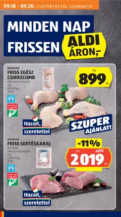 Aldi akciós ujság - amely érvényes a következő dátumtól: 18.09.2025 | Oldal: 16