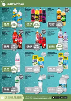 Preview of Bestway - The Big Deals Brochure valid from 27.03.2026 | Page: 18 | Products: Grape, Apple, Mineral water, Coconut