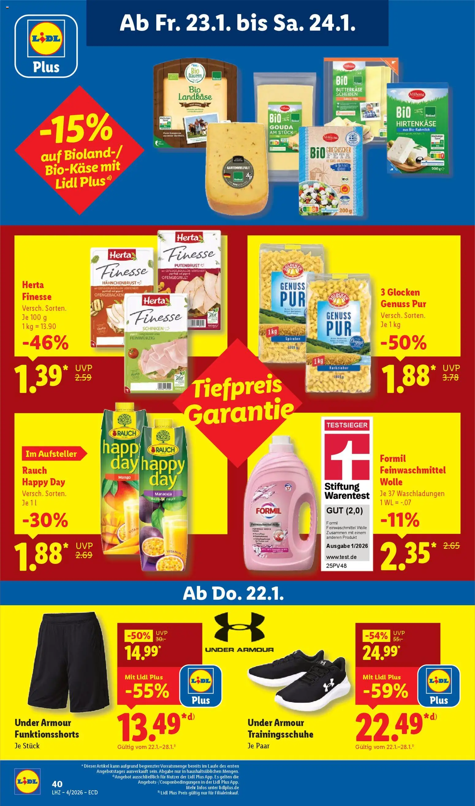 Lidl - Prospekt – gültig ab 19.01.2026 | Seite: 58 | Produkte: Mango, Schinken, Herta finesse, Hahnchenbrust