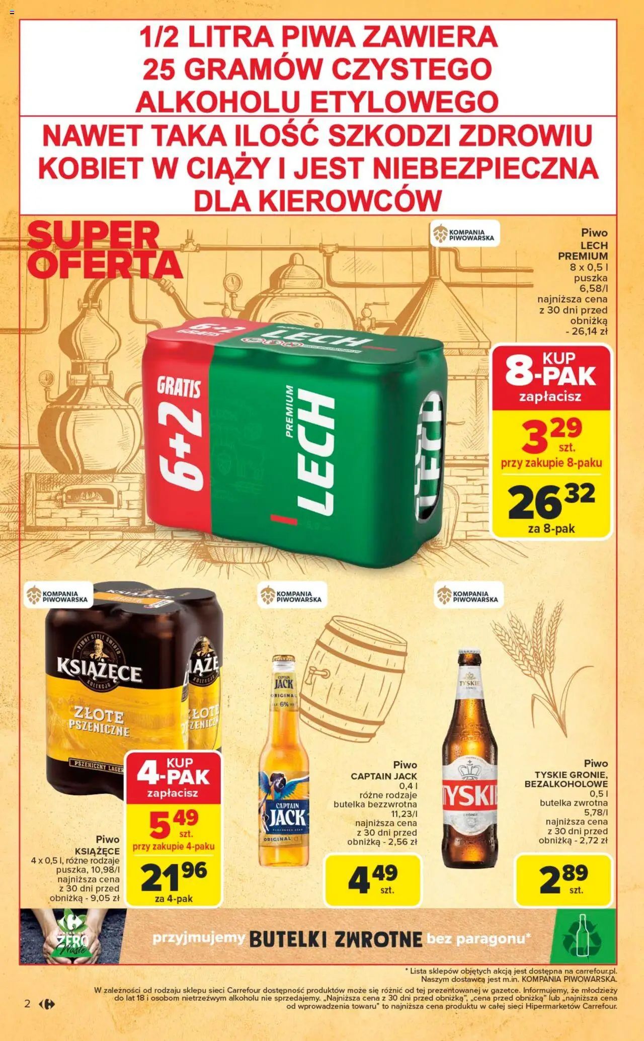 Carrefour Gazetka - Festiwal piwa od 16.06.2025 | Strona: 2 | Produkty: Tyskie, Piwo