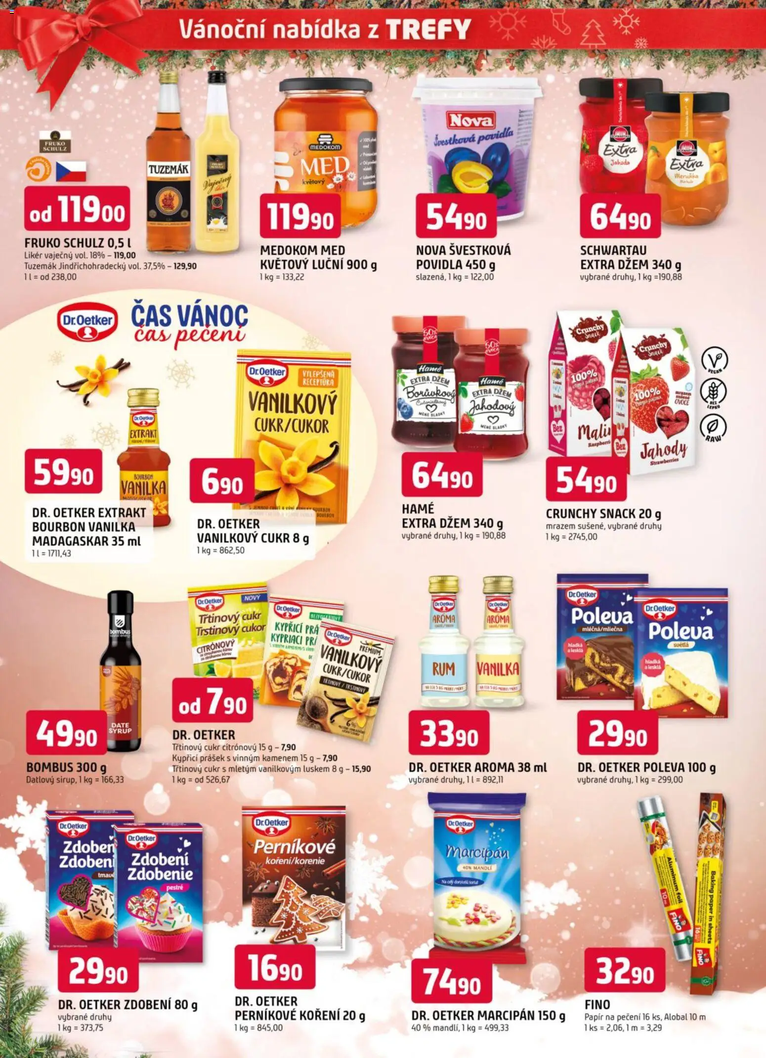 Trefa leták od 10.12.2025 | Strana: 10 | Produkty: Třtinový cukr, Povidla, Med, Cukr