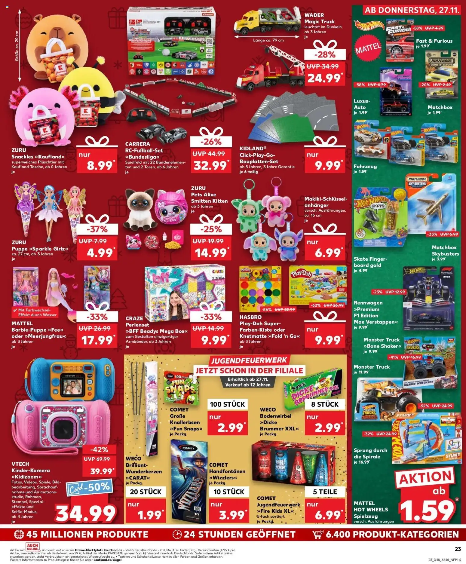 Kaufland prospekt Schwaigern	 – gültig ab 27.11.2025 | Seite: 23 | Produkte: Box, Monster, Wasser