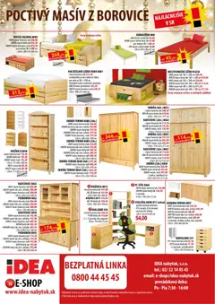 IDEA nábytok leták platný od 15.12.2025 | Strana: 4 | Produkty: Matrac, Posteľ, Skriňa, Stôl