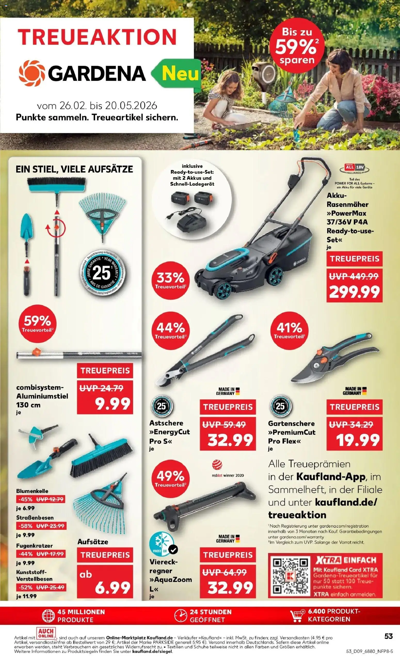 Kaufland prospekt Schmelz	 – gültig ab 26.02.2026 | Seite: 53 | Produkte: Rasenmäher