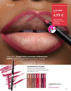 AVON Katalog Septrmber 2025 – gültig ab 01.09.2025 | Seite: 59 | Produkte: Lippenstift, Lipliner