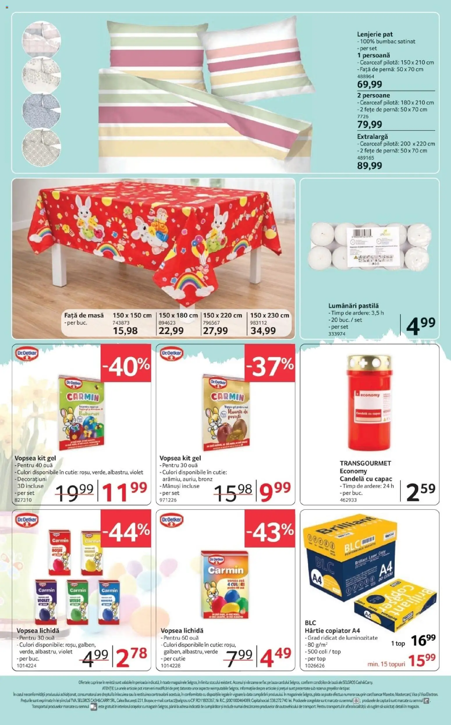 Noul catalog Selgros – valabil de la 20.03.2026 | Pagină: 16 | Produse: Mănuși, Pat, Pilotă, Masă