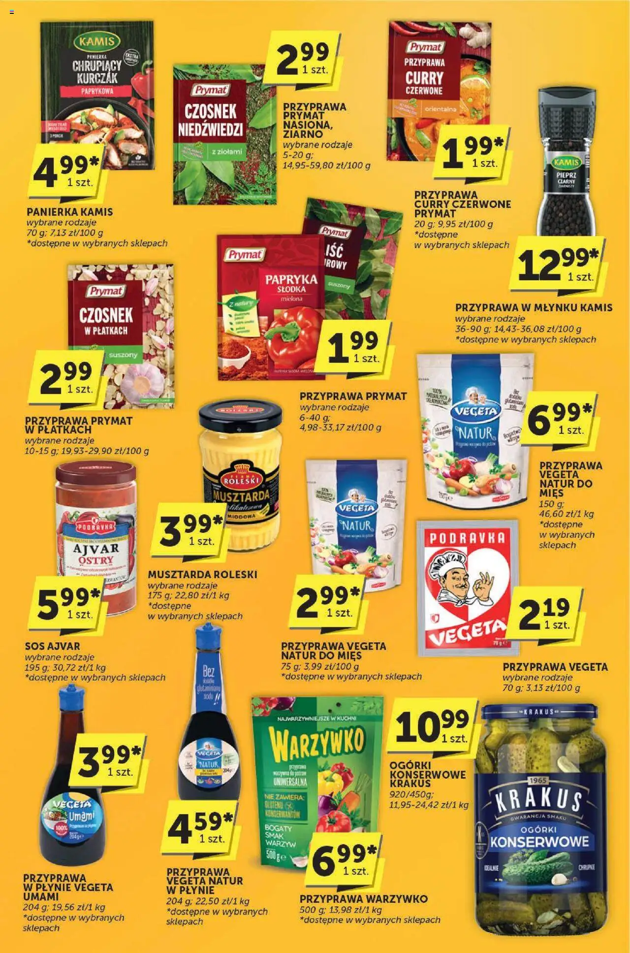 Groszek Gazetka - Katalog od 21.08.2025 | Strona: 13 | Produkty: Papryka, Musztarda, Ogórki, Warzywa