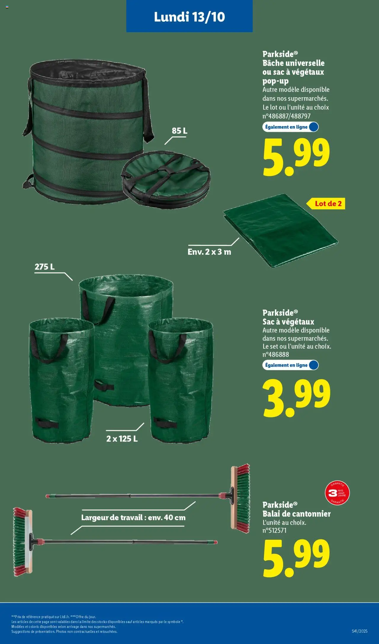 {H1} | Page: 69 | Produits: Sac, Sac À Végétaux, Balai