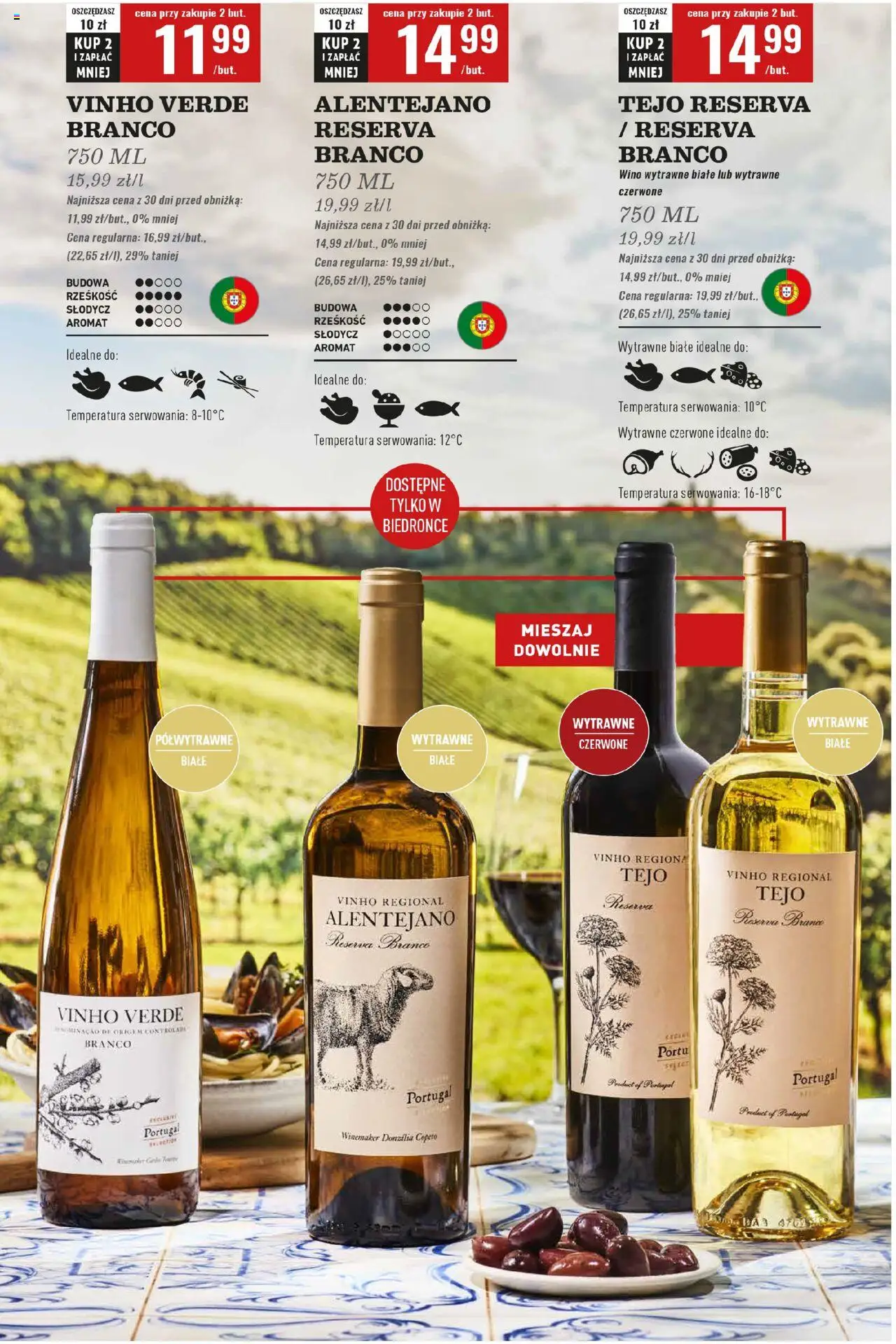 Biedronka gazetka - Czas na toast od 28.07.2025 | Strona: 8 | Produkty: Wino