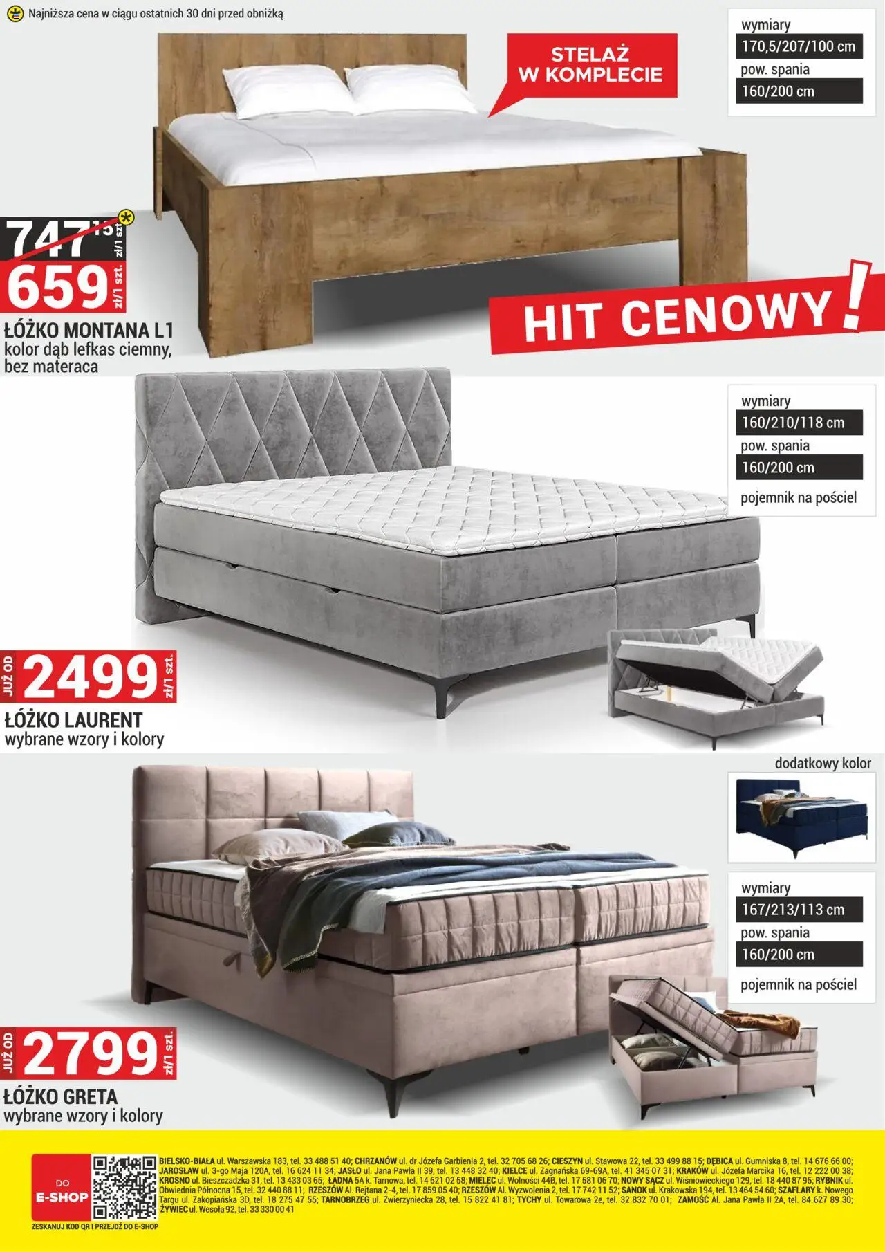 Merkury Market Gazetka - Meble, Wypoczynki, Materace od 01.08.2025 | Strona: 46 | Produkty: Pościel, Łóżko