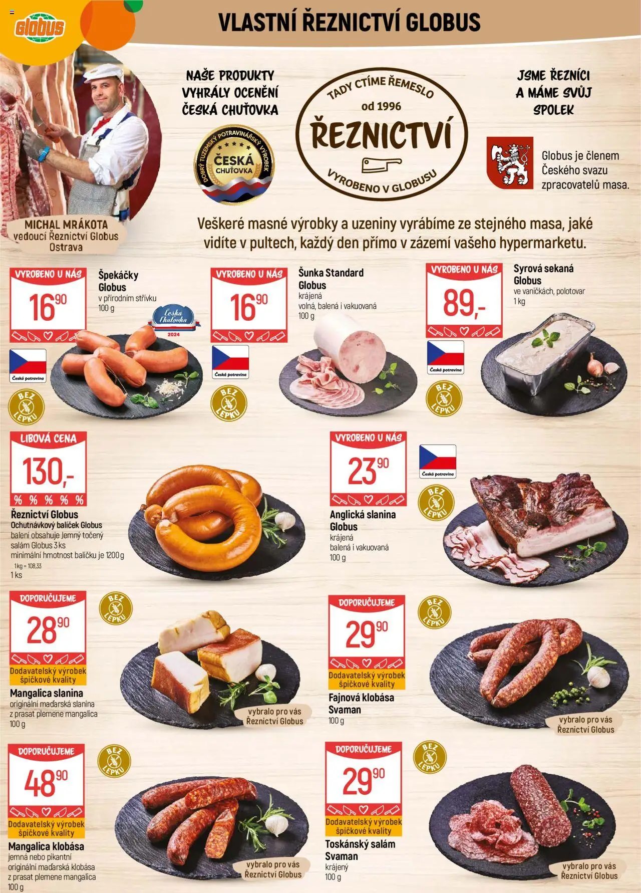 Globus leták - Ostrava od 15.10.2025 | Strana: 5 | Produkty: Globus, Salám, Šunka, Uzeniny