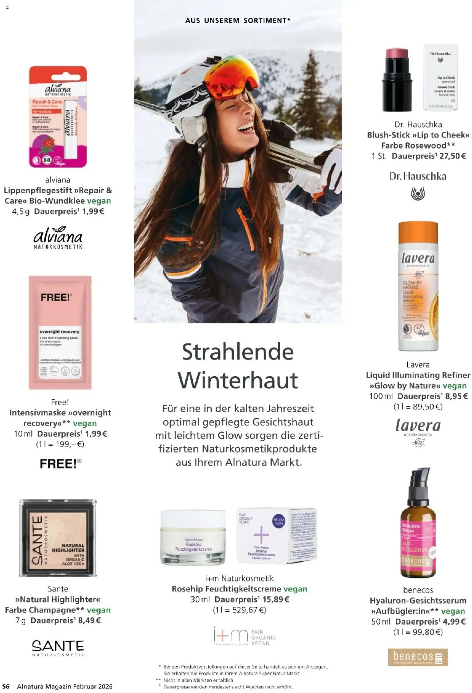 Alnatura Prospekt – gültig ab 01.02.2026 | Seite: 56 | Produkte: Highlighter, Serum