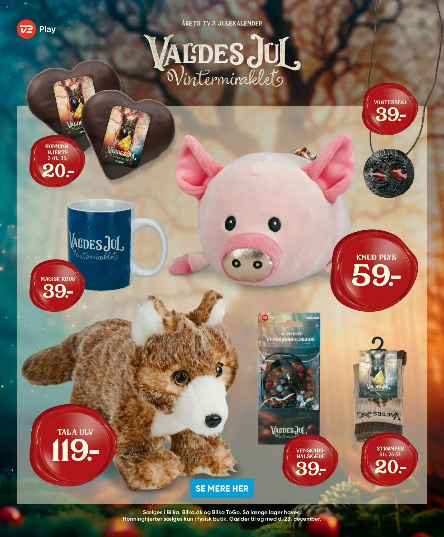 Bilka tilbudsavis – gyldig fra 21.11.2025 | Side: 16 | Produkter: Honning, TV, Strømper