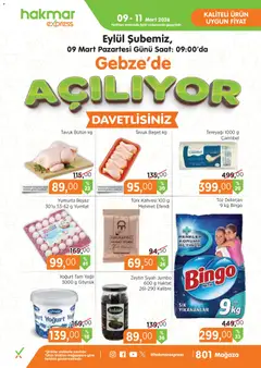 09.03.2026 tarihinden itibaren geçerli olan Hakmar Express kataloğu önizlemesi