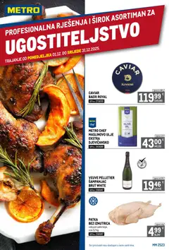 Metro - Profesionalna rješenja za ugostiteljstvo - Pregled kataloga iz trgovine Metro, vrijedi od 01.12.2025