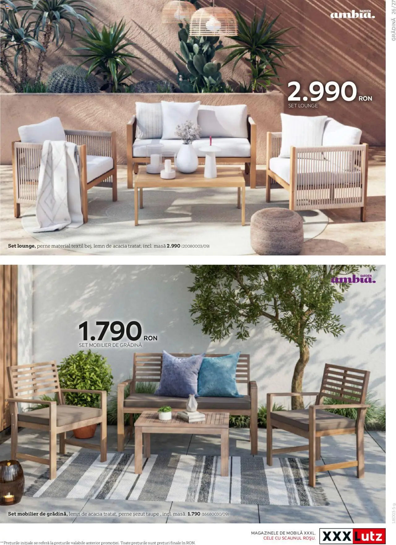 XXXLutz catalog - Grădină – valabil de la 10.03.2025 | Pagină: 27 | Produse: Masă