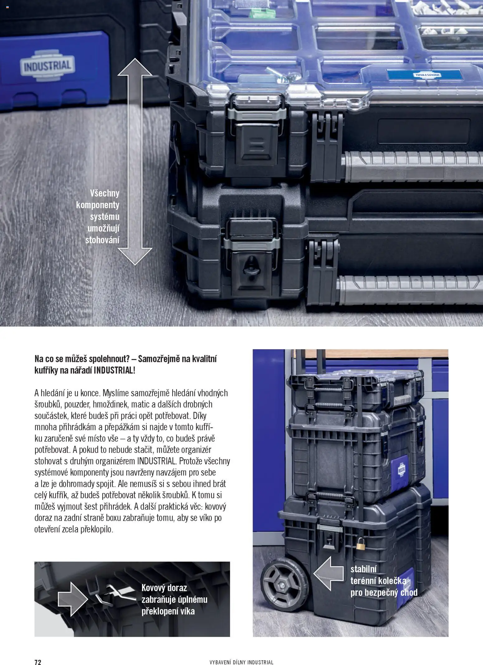 HORNBACH leták - Industrial vybavení dílny od 01.01.2026 | Strana: 72 | Produkty: Organizér, Nářadí