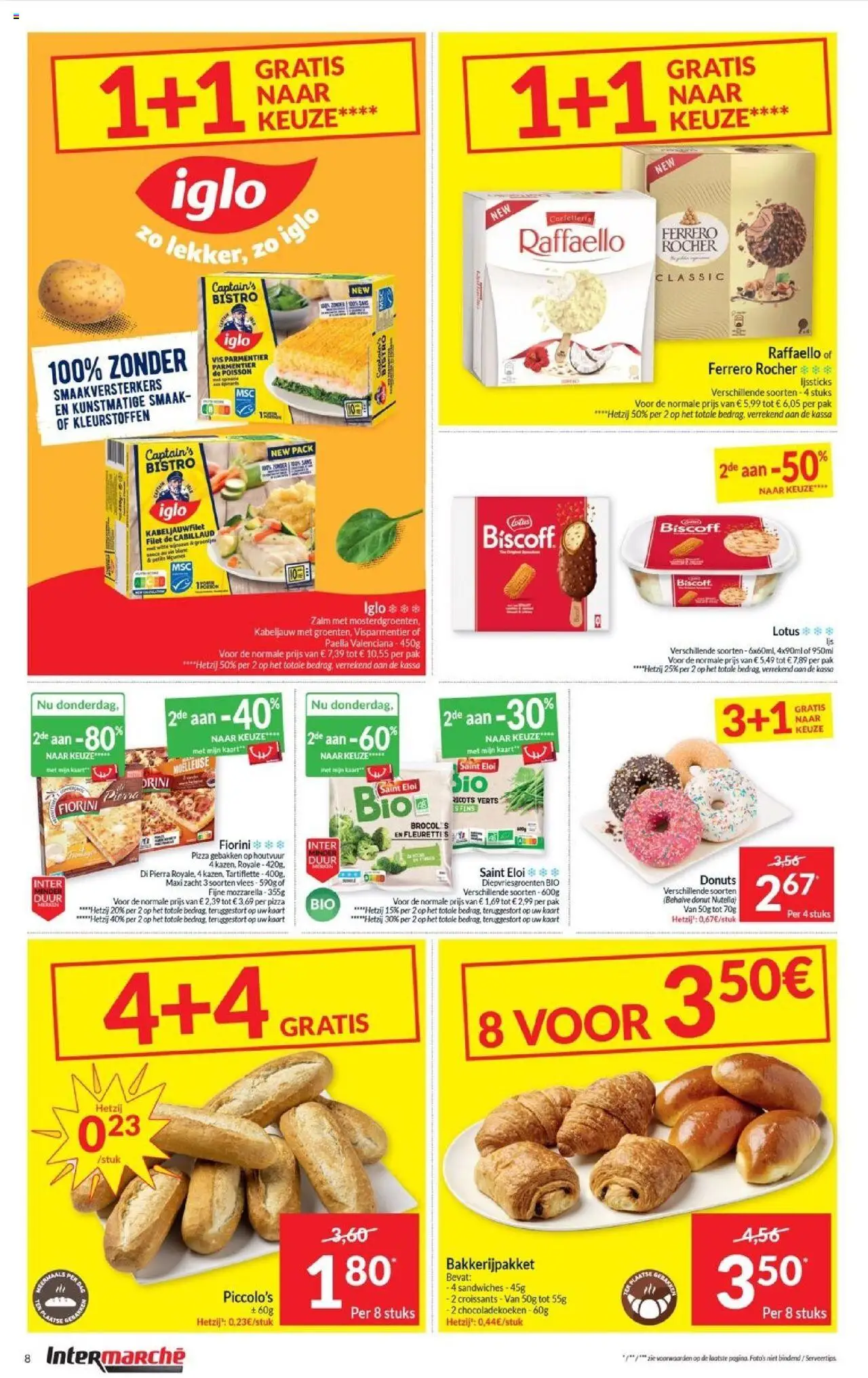  | Pagina: 8 | Producten: Pizza, Donuts, Sós kalács, Mozzarella